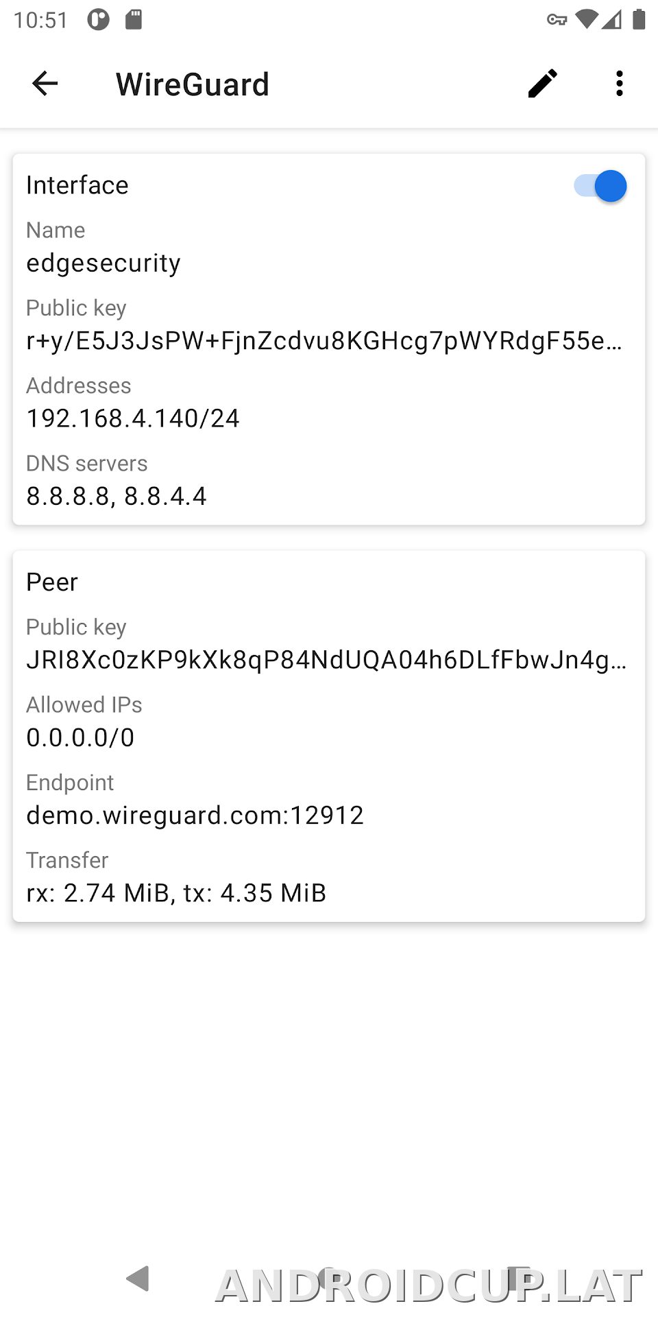WireGuard скриншот 2